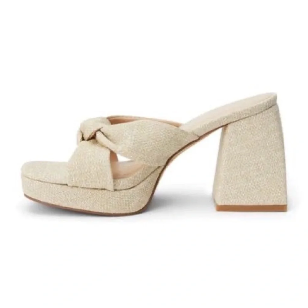 Matisse Coconuts- Esme Knot Slide‎ Sandal - Natural